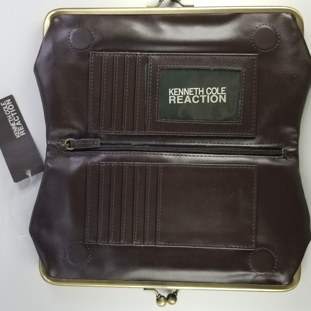 Women's Kenneth Cole Reaction Leather Wallet Doubl